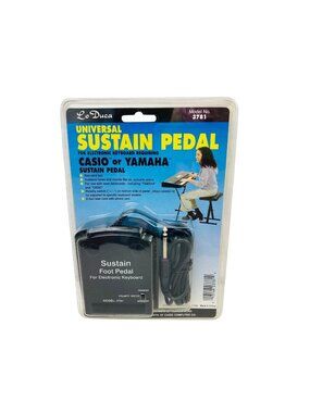 Lo Duca Universal Sustain Pedal For Casio Or Yamaha Keyboards Model 3781